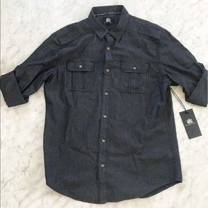 Brand New button down, rockin’ republic